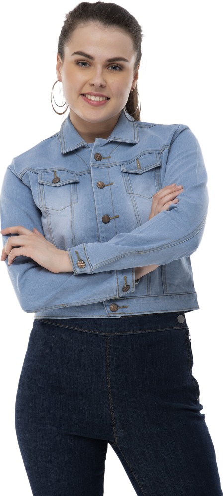 Casual Wear Full Sleeves Ladies Stylish Denim Top, Size: XL at Rs 240/piece  in New Delhi