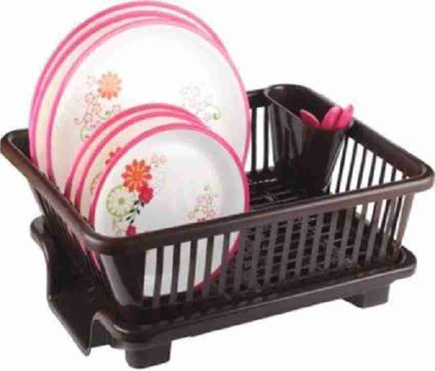 Picvel Dish Drainer Kitchen Rack Plastic New Design Bottom Tray More  Convenient Supporting Individual Chopsticks Spoon, Basket With Drainer Rack  Price in India - Buy Picvel Dish Drainer Kitchen Rack Plastic New