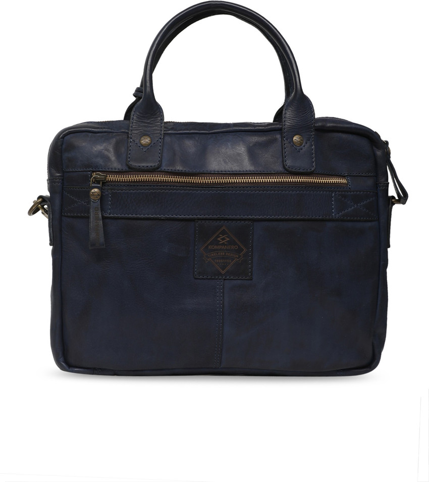 Kompanero 13 inch Inch Laptop Messenger Bag Blue Price in