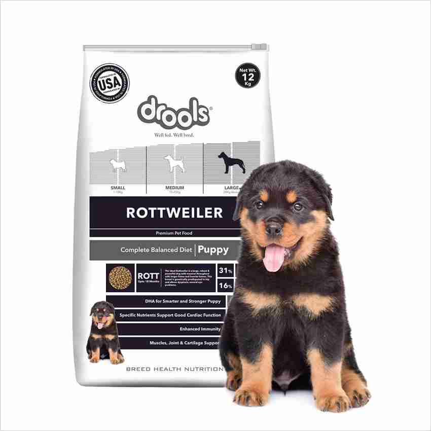 Drools large breed puppy store premium dog food 12kg