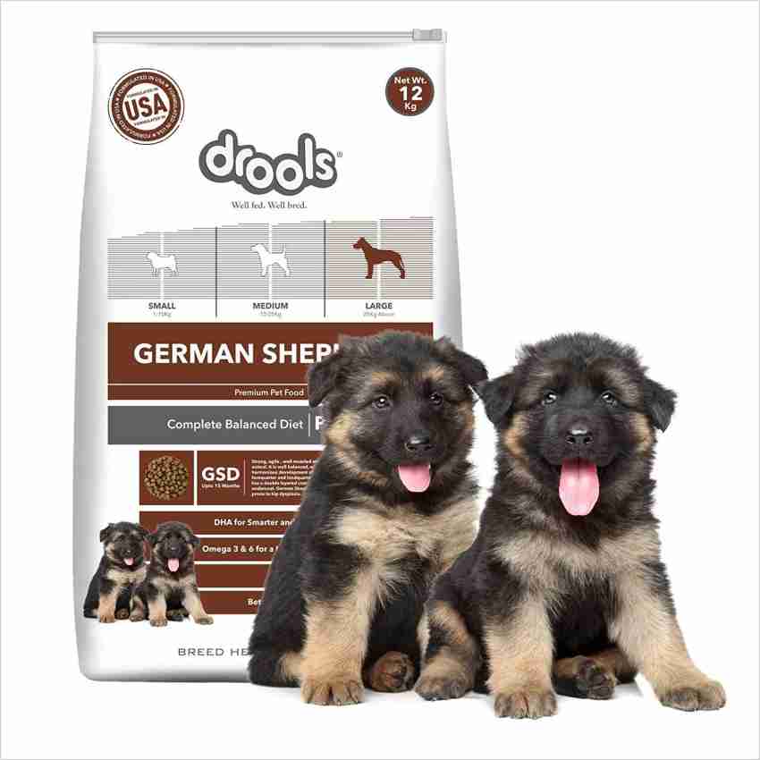 Drools German Shepherd Puppy Dog Food 12 kg Chicken 12 kg Dry