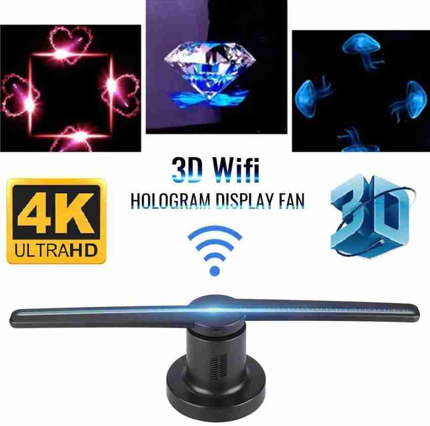 Generic 3D Hologram Projector Advertising Display Fan Wall-mounted