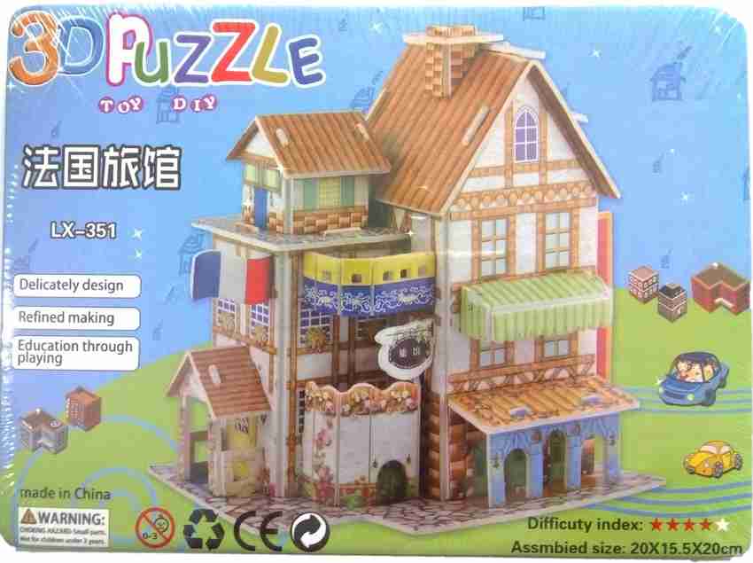 3d sales puzzle house