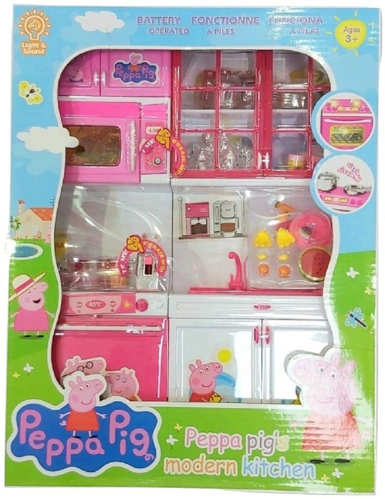 Peppa pig toy store kitchen set