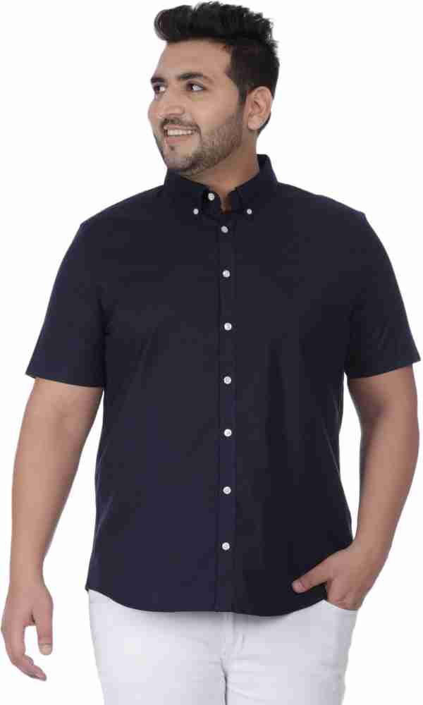 Burton Men Solid Casual Blue Shirt Buy Burton Men Solid Casual