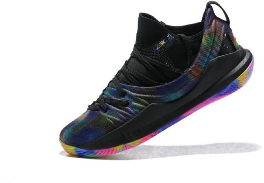 Curry 5 black clearance rainbow