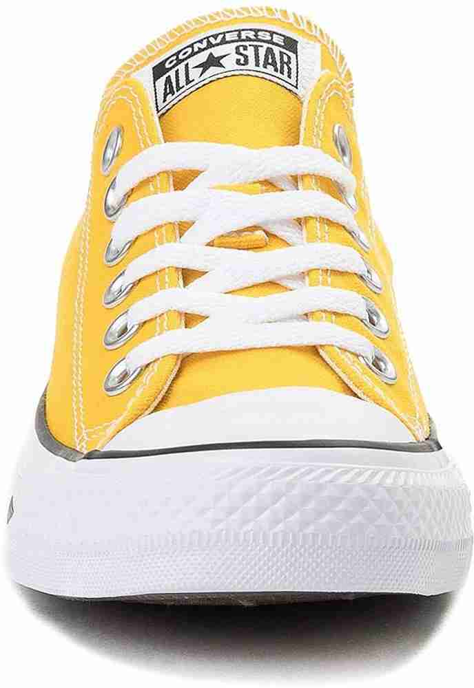 Yellow converse hot sale tennis shoes