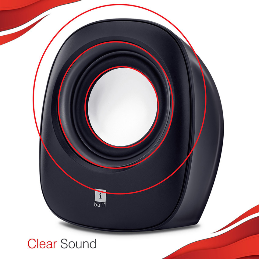 Iball soundwave 2 2.0 channel best sale multimedia speakers