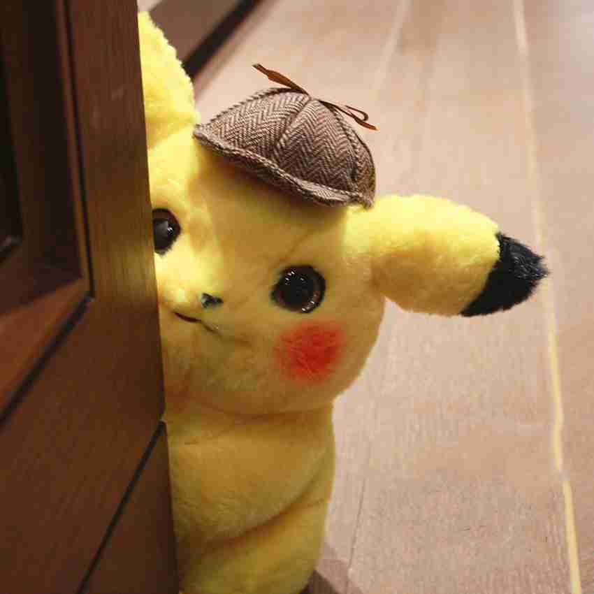 Detective pikachu soft toy hot sale