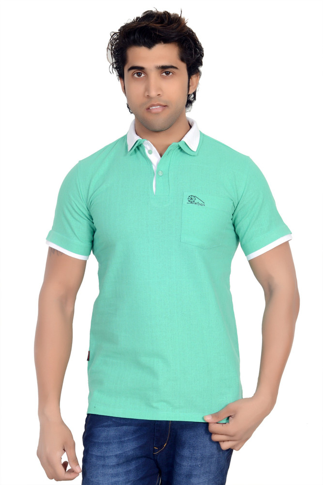 KHADI Self Design Men Polo Neck Light Green T Shirt Buy KHADI Self Design Men Polo Neck Light Green T Shirt Online at Best Prices in India Flipkart