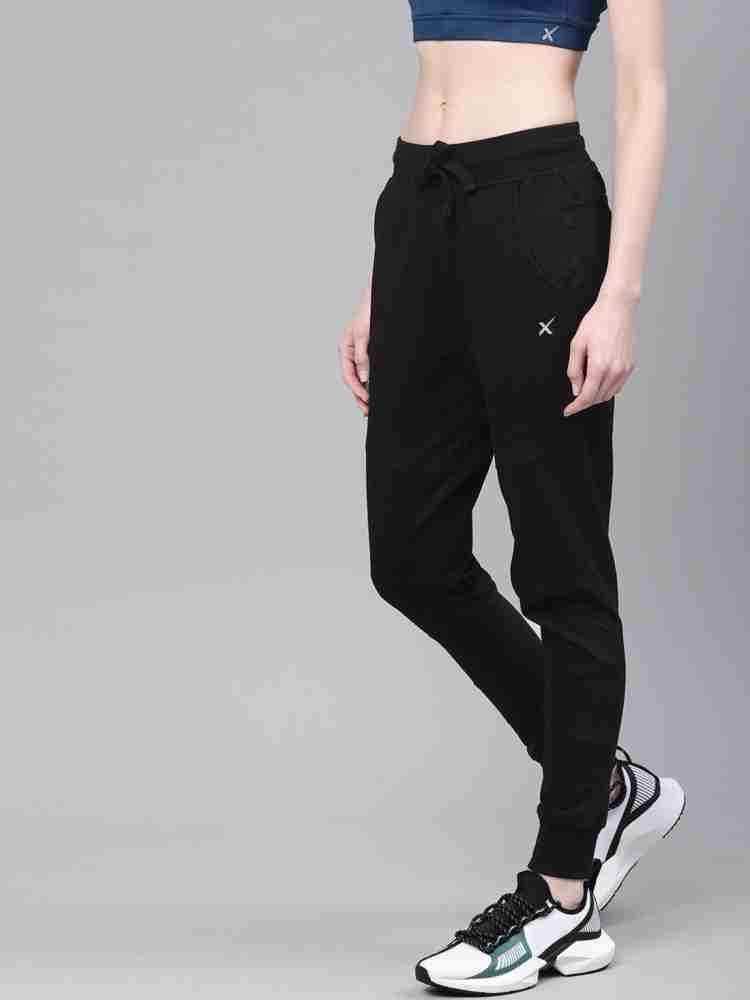 Buy HRX By Hrithik Roshan Black Slim Rapid Dry Track Pants - Track Pants  for Women 2262590