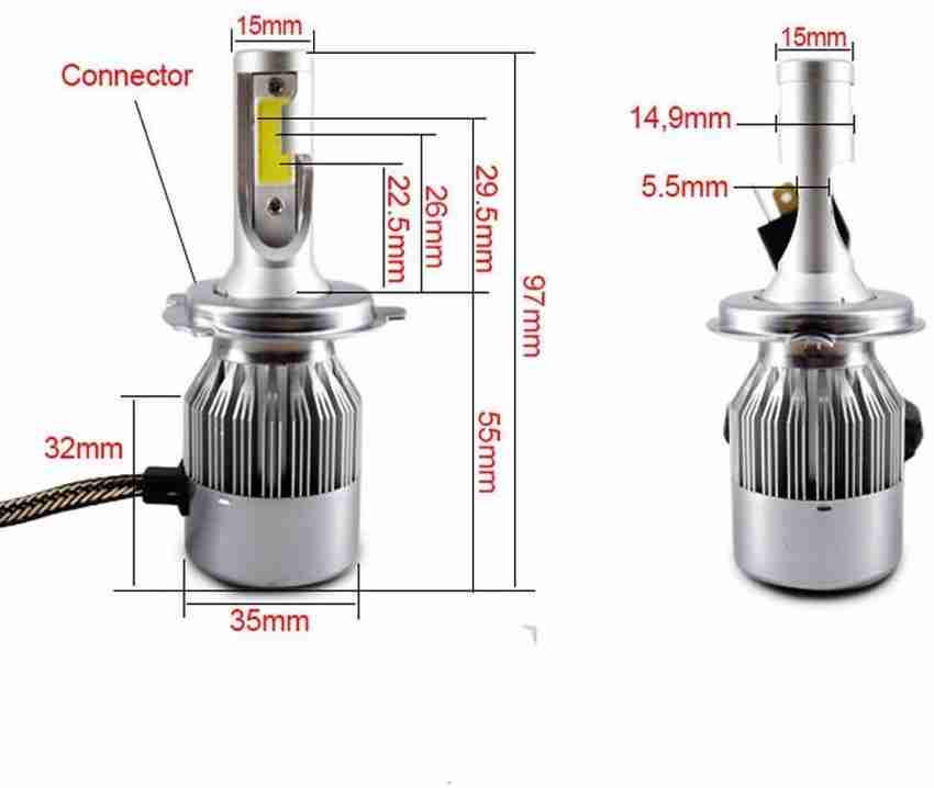 Leuci H4 C6 Led Headlight Bulb 36W 3800LM Vehical HID Kit
