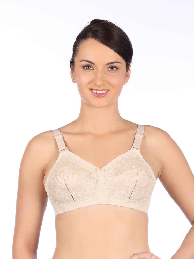 Triumph International Women's Synthetic Non Padded Wire Free Full Coverage  Bra (202I490 26 D 42/95_Beige_42D) : : Fashion