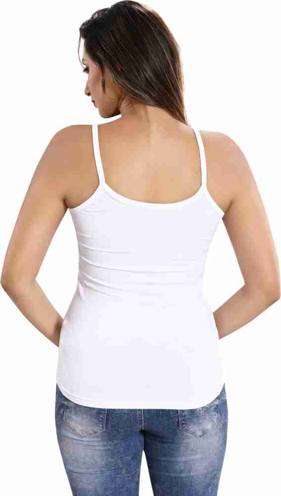 Buy Women's Cotton Stylish Sports Tank Top Girls U-Neck Causal Cami/Yoga,  Exercise, Workout Slip/Ladies Sports Camisole Online In India At Discounted  Prices