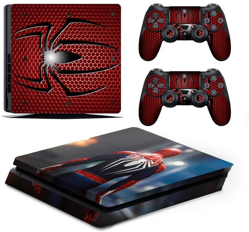 Darahs Spiderman Standerd Theme skin sticker for PS4 Slim
