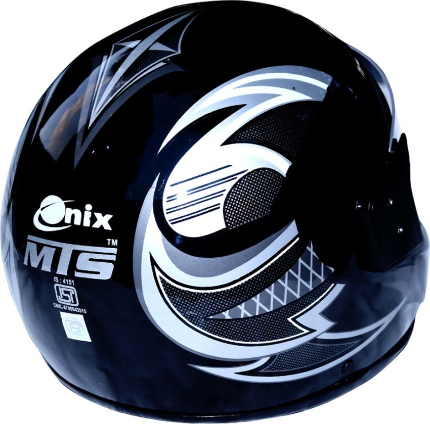 BLUE,BLACK ARE AVAILABLE MTS full face oddy onix deluxe helmet at Rs 770 in  Ghaziabad