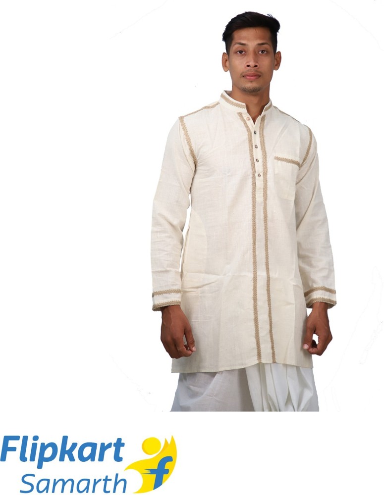 Khadi white kurta online pajama