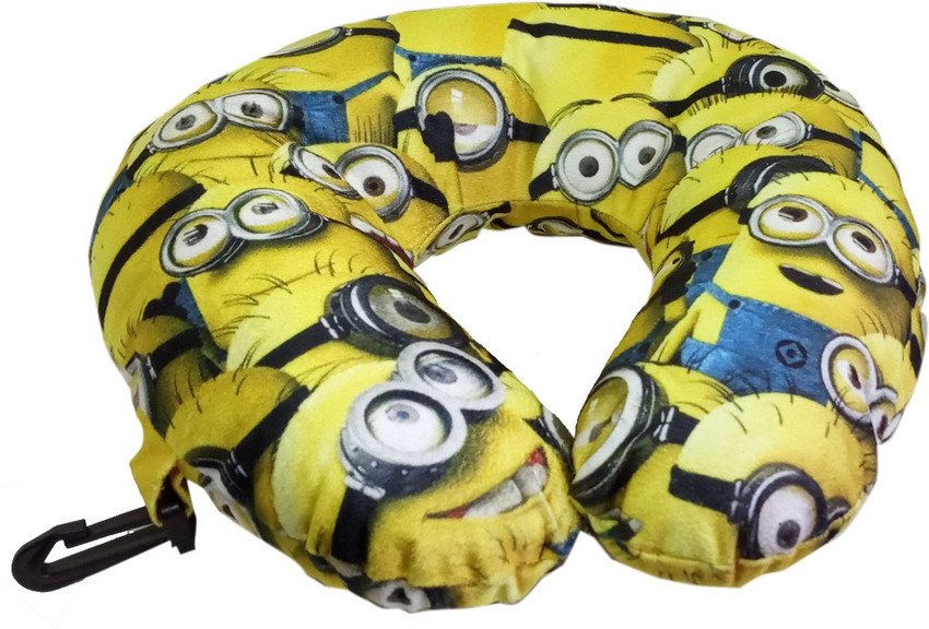 HALO NATION Minions U Shaped Travel Pillow Neck Support Head Rest Airplane Neck Pillow Yellow Price in India Flipkart