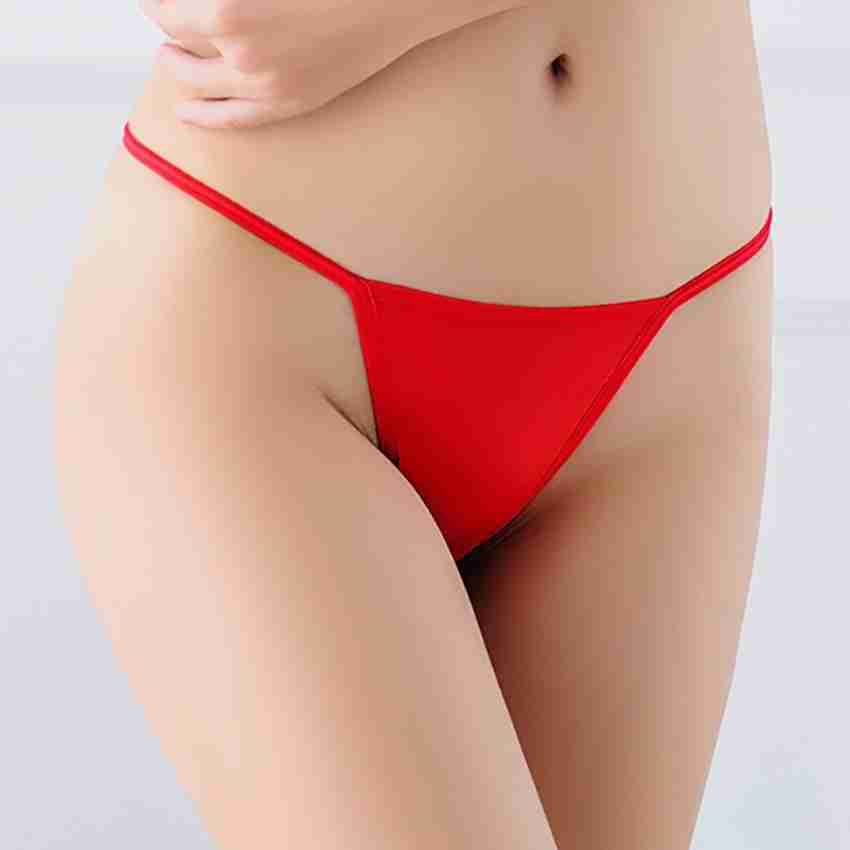 Buy DRESS SEXY Free Size Red G String Erotic Panty women girls ladies panty/briefs/hipster/bikini/thong  Online at Best Prices in India - JioMart.