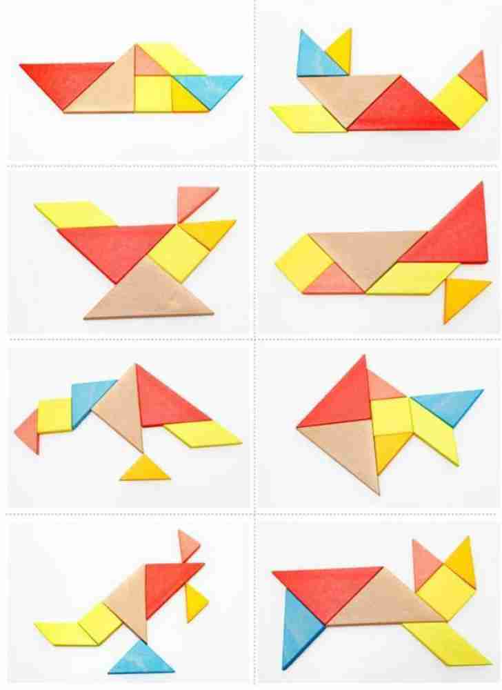 Montez Tangram Wooden Puzzle Educational Toy For Kids - Tangram Wooden  Puzzle Educational Toy For Kids . shop for Montez products in India.