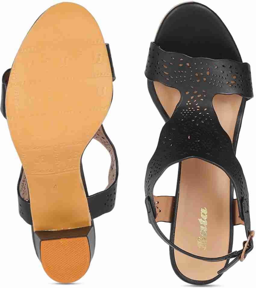 Bata Women Black Sandals Buy Bata Women Black Sandals Online at