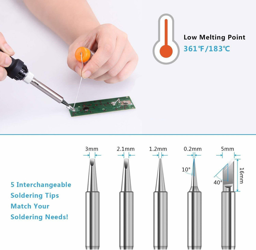 Corslet top soldering iron