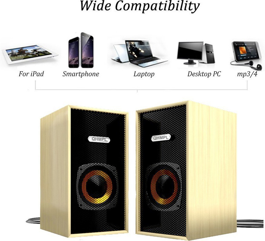 QUANTUM QHM LP02 WAVE QHMPL 6 W Laptop Desktop Speaker