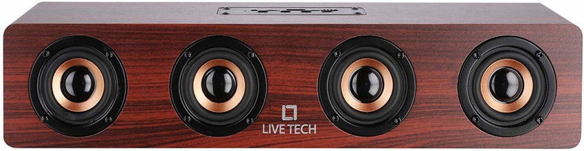 Live tech jalsa wireless wooden sale speaker