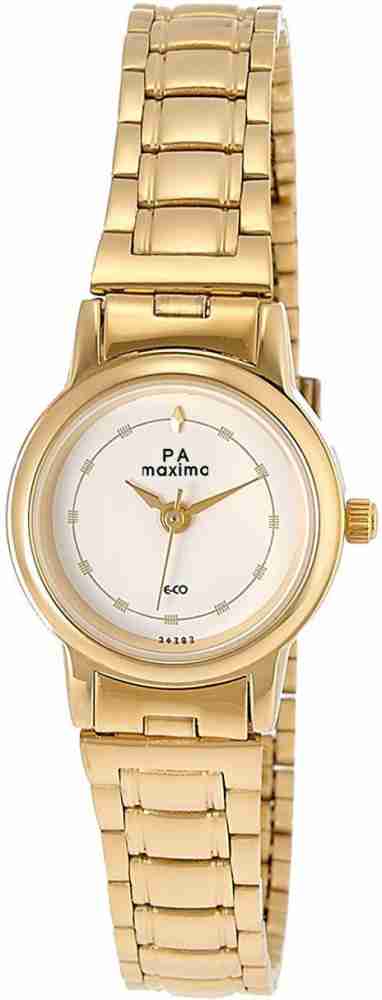 Maxima gold watch new arrivals