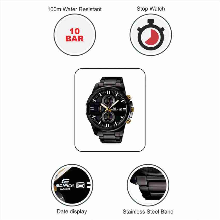 CASIO EFR 543BK 1A9VUDF Edifice EFR 543BK 1A9VUDF Analog Watch For Men