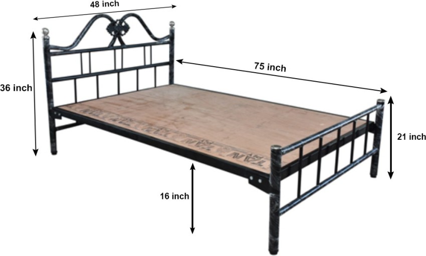 Iron cot double online