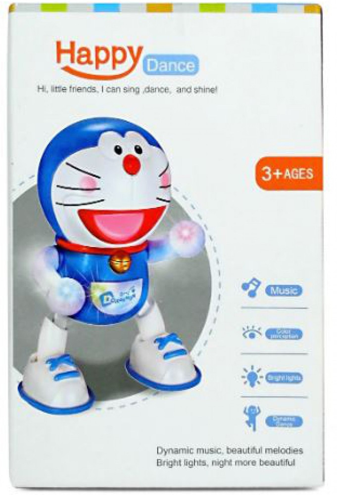 WISH IT Happy Dancing Musical Doraemon with 3D Light And Sound For