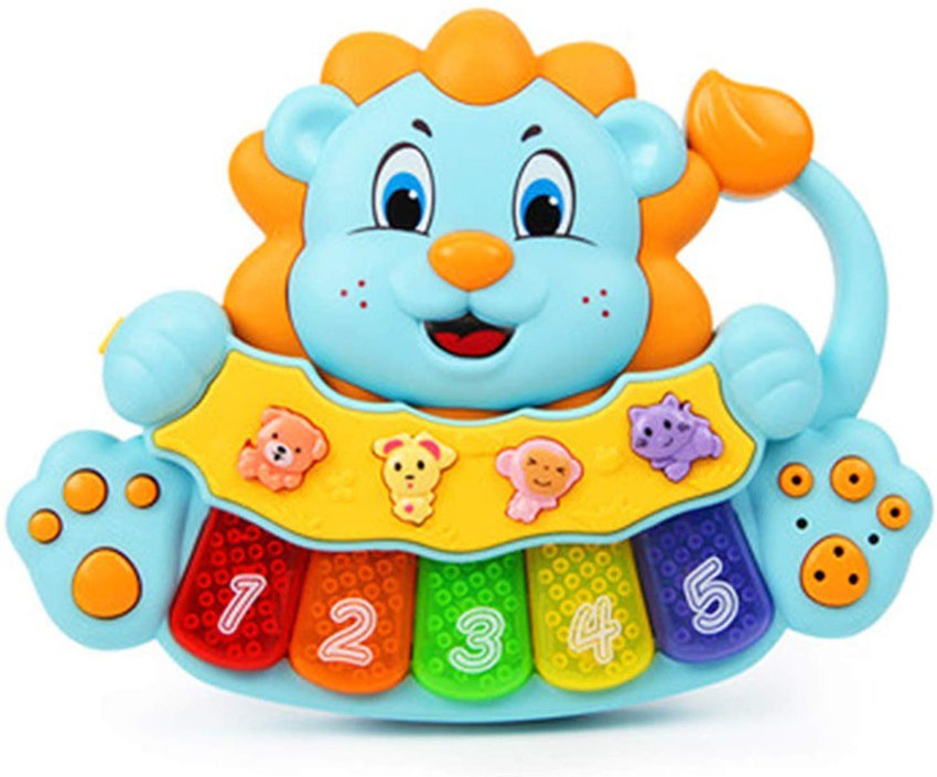 Shanaya Lion Shaped Musical Piano Toy For Kids With Multiple