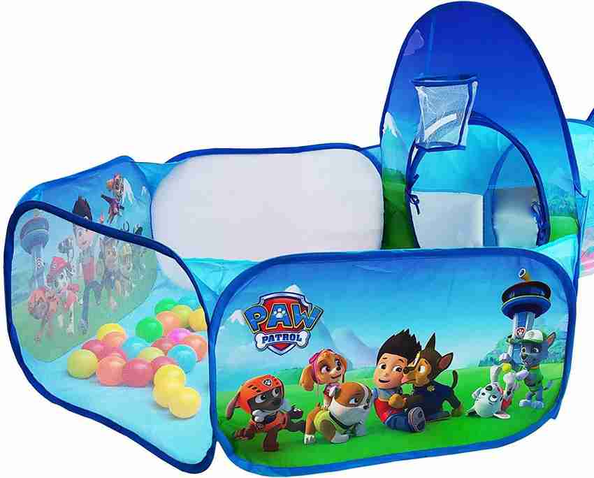 PAW PATROL 3 in 1 Foldable Tunnel Ball Pool Outdoor Tent House 3