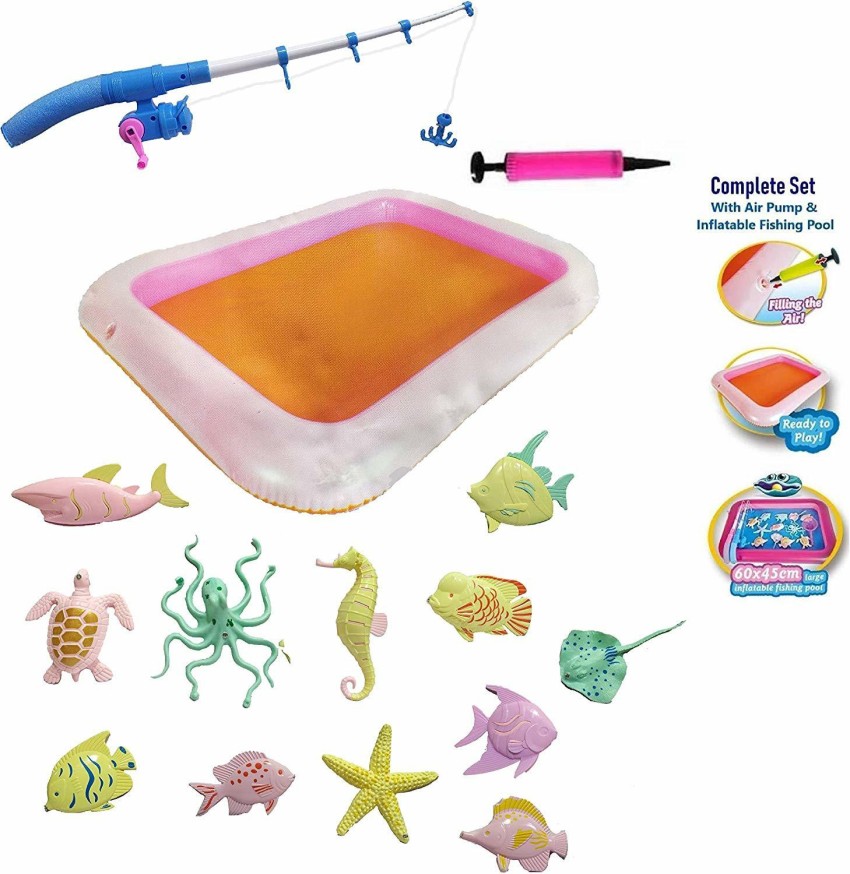 Magnetic bath 2024 fishing game