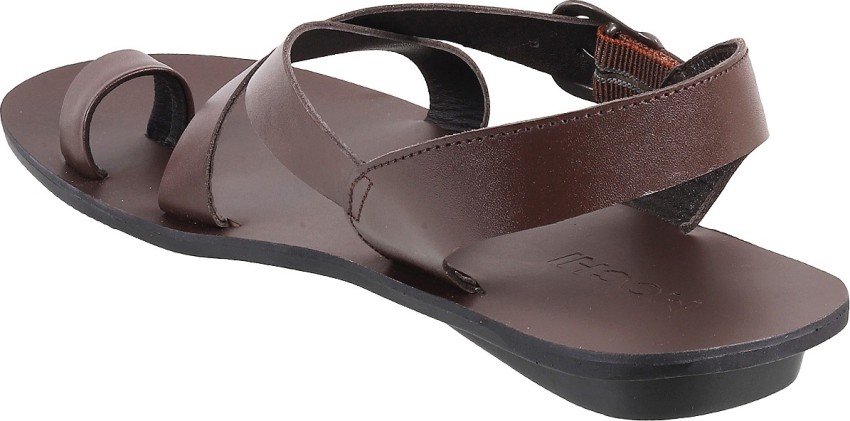 mochi dark brown thong sandals