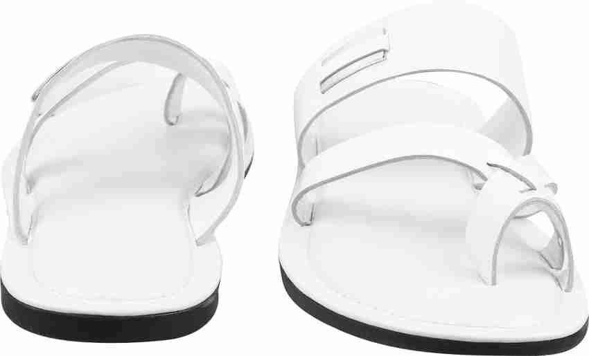 Mochi white online sandals