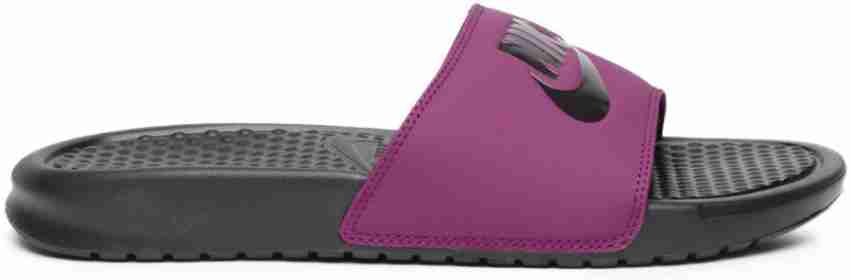 Nike slides outlet women purple