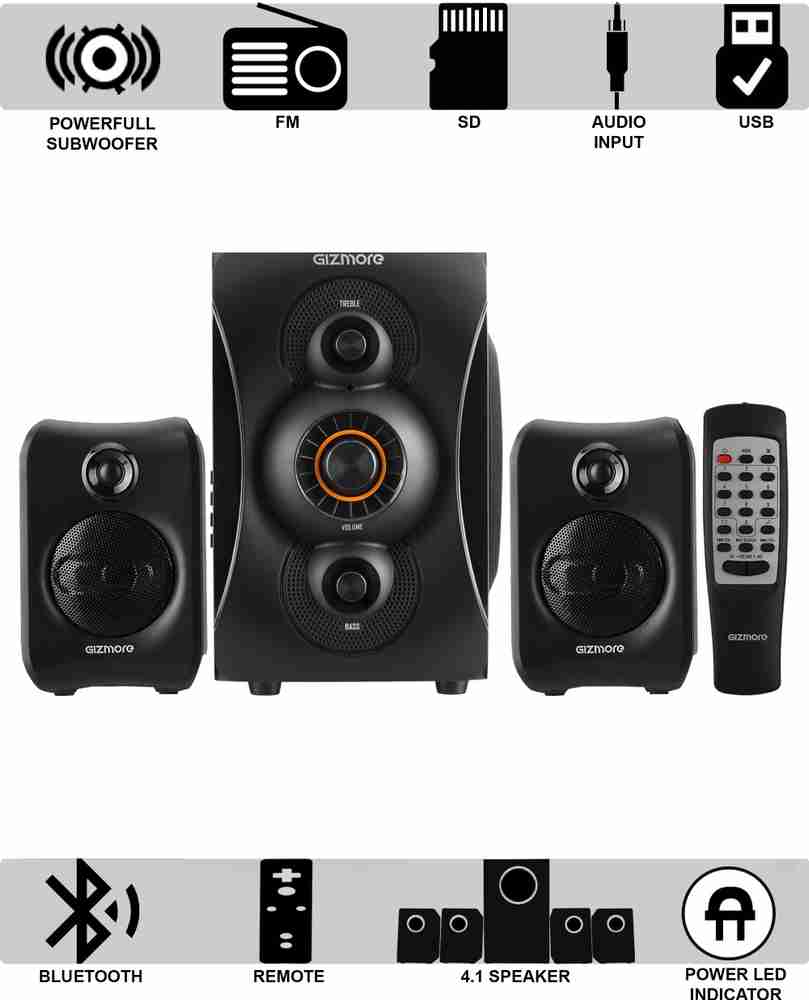 Buy Gizmore GIZ TRIO 2150 20 W Bluetooth Laptop Desktop Speaker