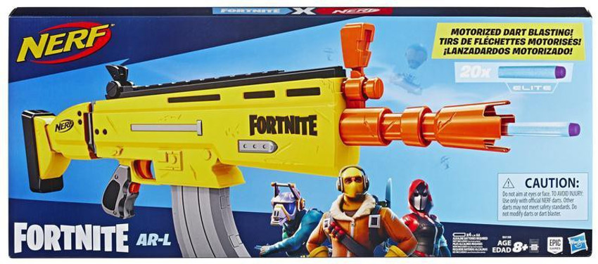  Nerf Fortnite IR Motorised Blaster – Dart-Blasting Fortnite  Blaster Replica – 6-Dart Removable Clip, 12 Official Nerf Elite Darts :  Toys & Games