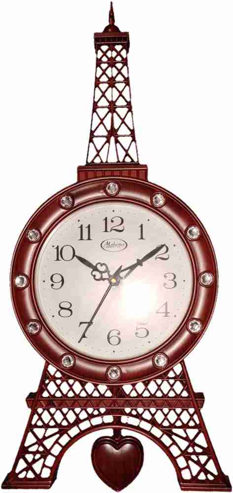 NYASA attractive eiffel tower clock Price in India Buy NYASA attractive eiffel tower clock online at Flipkart