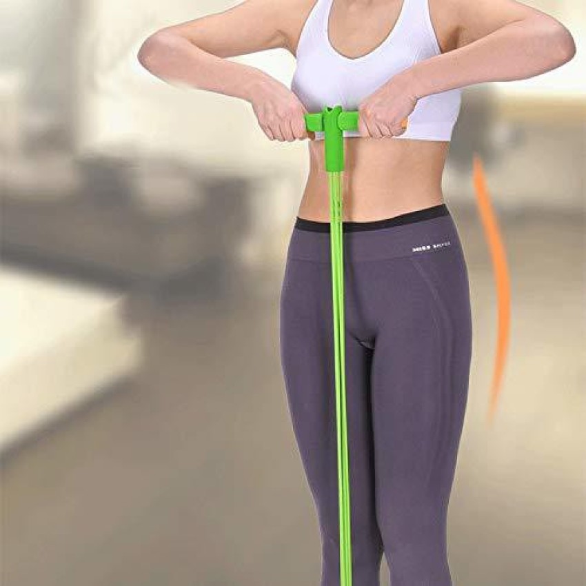 Tummy Trimmer - Foot Pedal Resistance Band Elastic Sit-up Pull