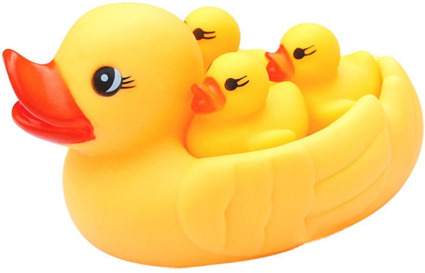 Nightstar 4 pcs Rubber Baby Bath Duck Family Set for Children Min. age 6 month Bath Toy 4 pcs Rubber Baby Bath Duck Family Set for Children Min. age 6 month shop