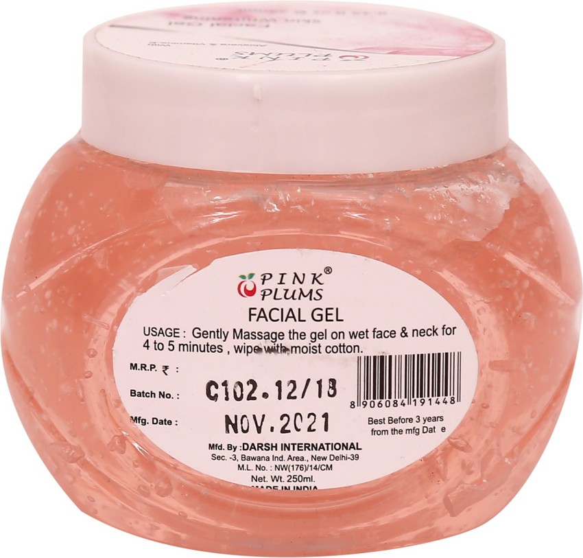 PINK PLUMS Skin Whitening Gel and Neem Tulsi Scrub E 250 ml Price