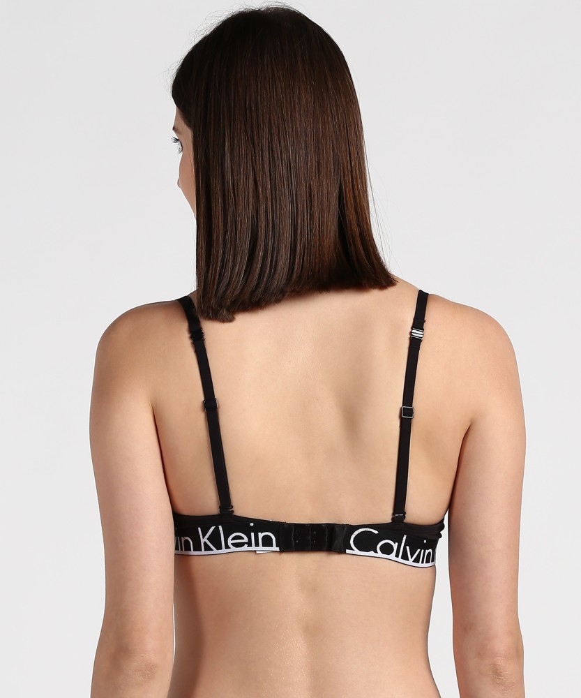 Calvin Klein Padded Underwire Bra White Lace RN13968 34b Size
