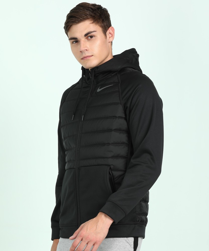 NIKE Full Sleeve Striped Men Jacket Buy NIKE Full Sleeve Striped