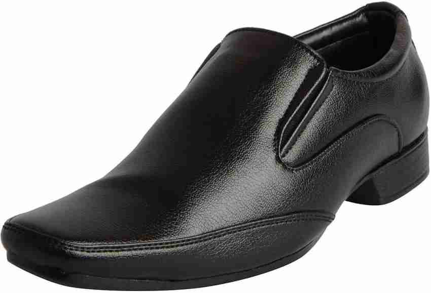 Bata men's docie ii black best sale formal shoes