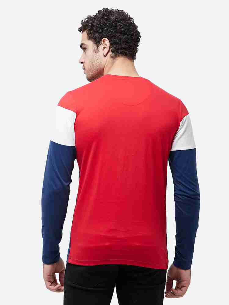 Captain America By Free Authority Graphic Print Men Round Neck Red