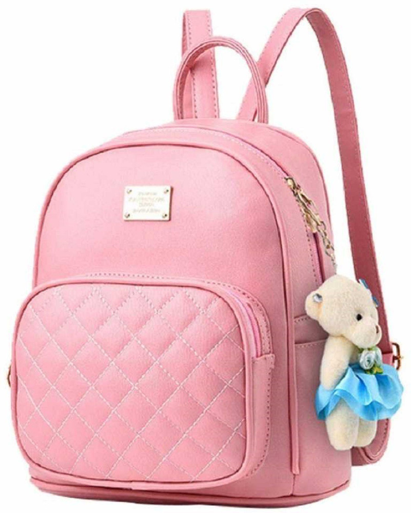 Pink fashion backpack 2025