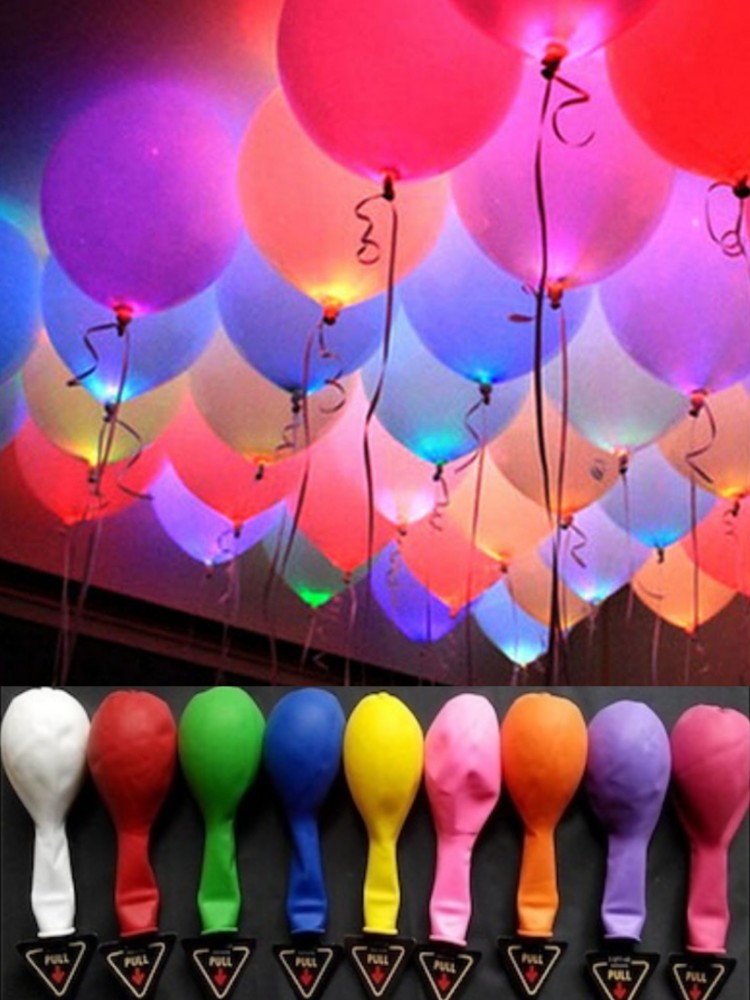 Mix Color LED Balloons in Hyderabad at best price by Ballon Gold